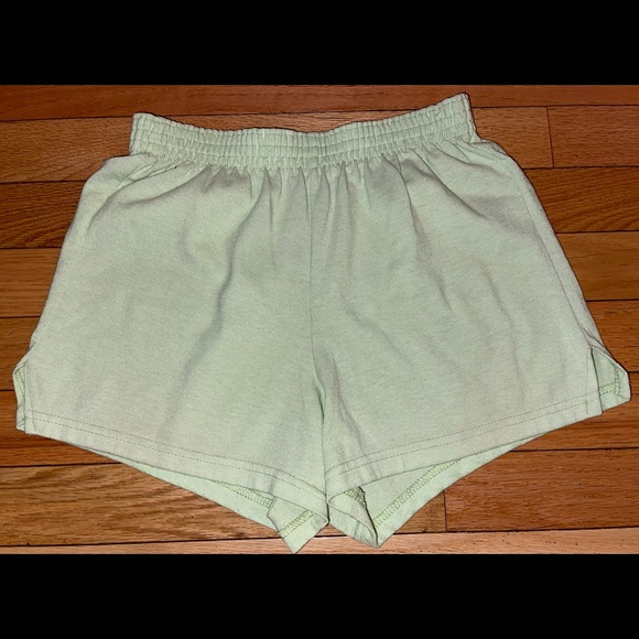 Soffe Pants - Vintage 90s Soffe Mint Green Blank Cotton Polyester Cheer Gym Shorts XS